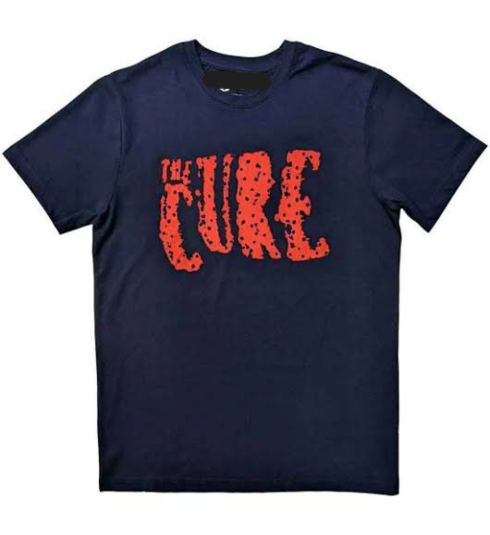 The Cure Logo Navy Blue T Shirt